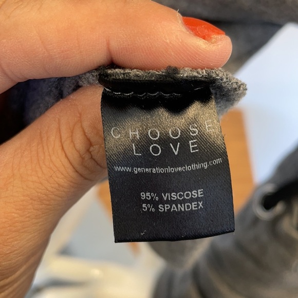 Generation Love grey and black top - Picture 6 of 6